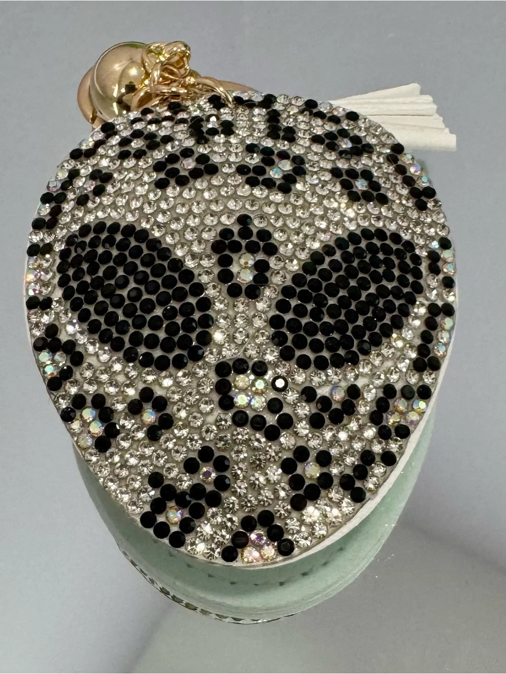 New Crystal Alien Face Keychain